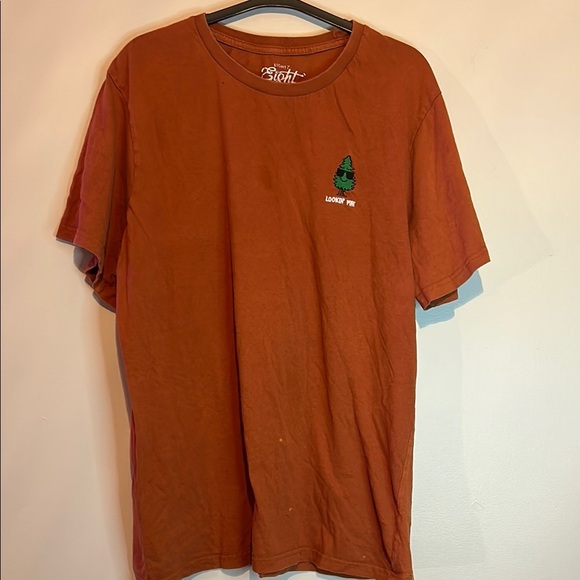 Eighty Eight Brown Short Sleeve Tee Casual Comfort - Picture 2 of 9